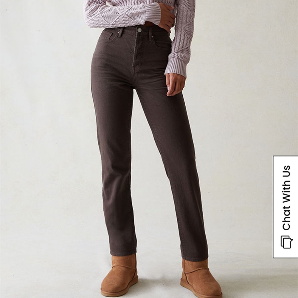 PacSun High Rise Dark Brown Jeans
